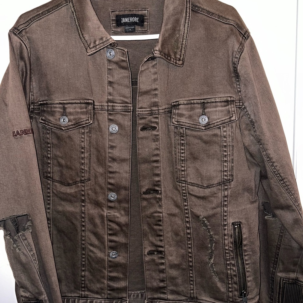 Zanerobe Men's Brown Denim Jacket
